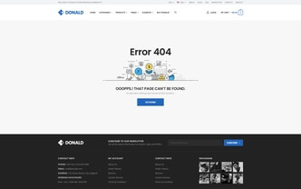 Donald html5 template